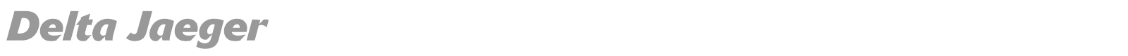 Delta Jaeger font preview